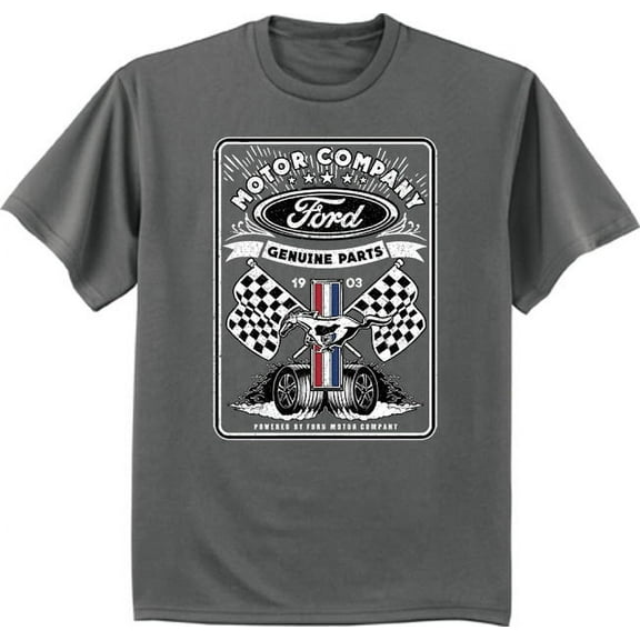 Ford Mustang Racing Tee Shirt Mens
