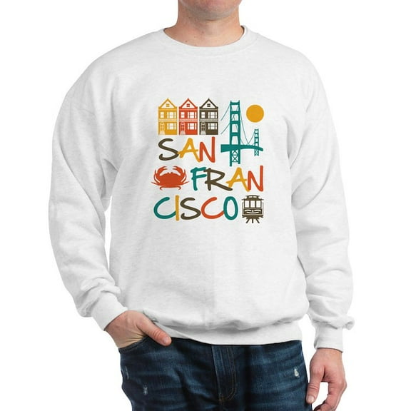 CafePress - San Francisco Sweatshirt - Crew Neck Sweatshirt