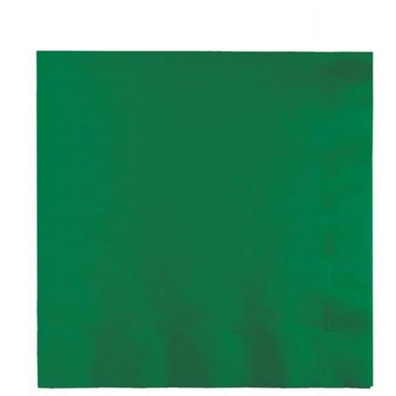 Hoffmaster Group 139184154 2-Ply Beverage Napkins, Emerald Green - 50 per Case - Case of 12