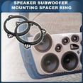 thumbnail image 2 of Anillo Espaciador de Altavoz Único Bargains Adaptador de Altavoz Tweeter para Fiat Grande Punto 2 Pcs, 2 of 7