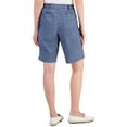 thumbnail image 2 of Karen Scott Womens Cotton Shorts Chambray 10, 2 of 2