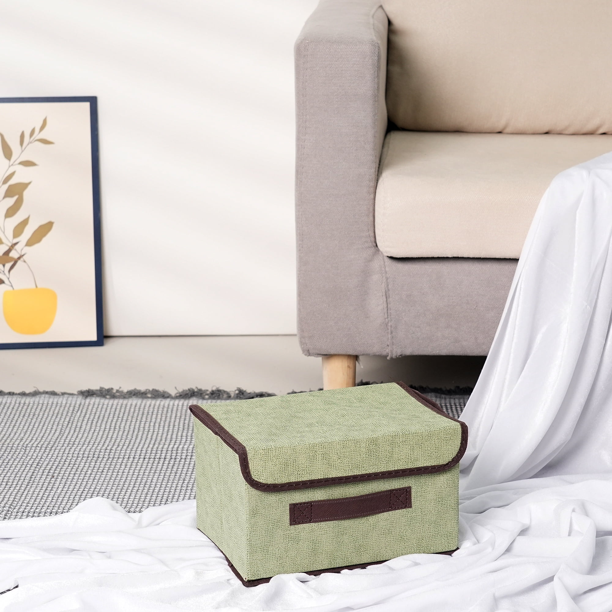 Unique Bargains 1 Pack Clothes Storage Bags Moving Bags Green 10.2*7.5*6.3in
