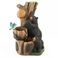 thumbnail image 4 of LuxenHome Bear and Honey Beehive Tree Resin Outdoor Fountain with LED Lights, 4 of 9