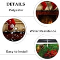 thumbnail image 5 of Christmas Fireplace Shower Curtain Red Christmas Stocking Green Plants Flame Fire Shower Curtains for Thanksgiving New Year Home Fabric Polyester Waterproof with Hooks 72x84 Inches, 5 of 6