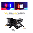 thumbnail image 5 of Luz de trabajo luminosa LED de tres lados, luz de circulación diurna luminosa lateral, foco Wrangler, luz modificada todoterreno WD.WDQZL Cocina, 5 of 5