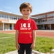 thumbnail image 5 of Camiseta Gráfica de Manga Corta Linda para Niños Camiseta Impresa Suave Transpirable para el Juego Escolar, 5 of 9