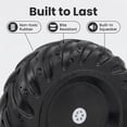 thumbnail image 6 of AuroraX Tire Shaped Dog Chew Toy Squeaky Toy for Aggressive Chewers Durable Non-Toxic BPA Free Textured Interactive Boredom Relief Dog Toy Black, 6 of 8