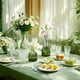 thumbnail image 2 of Set de 12 jarrones de cristal UPBUD, color verde, para decoración de bodas, 2 of 8