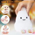 thumbnail image 5 of Luz nocturna Conejito YONGSHENG para niños Regalo de Pascua Kawaii Decoración de Habitación LED 9 colores, 5 of 5