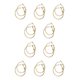 thumbnail image 3 of Pendientes dorados decorativos redondos Sonducket para mujer Tipo Vintage, 3 of 5