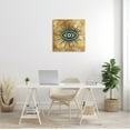 thumbnail image 3 of Stupell Industries Evil Eye on Speckled Glam Abstract Painting Gallery Wrapped Canvas Art Print Wall Art, 24 x 24, 3 of 8