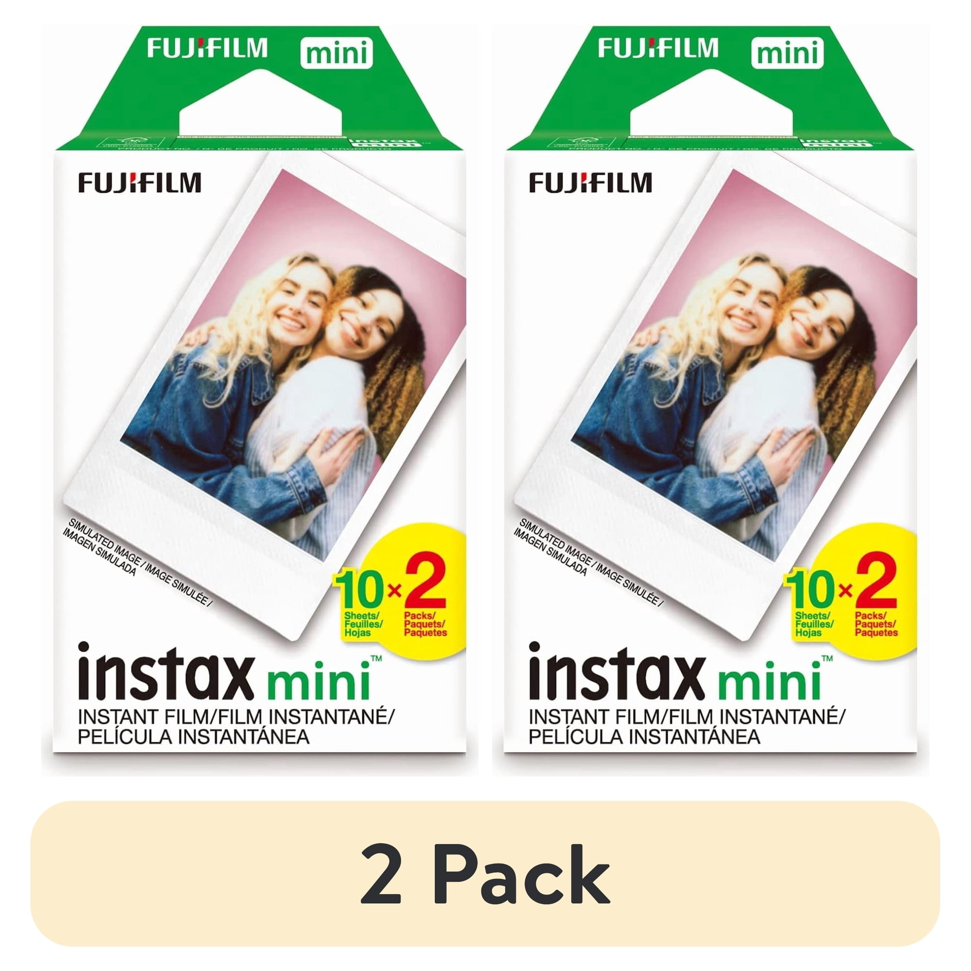 (2 pack) Fujifilm Instax Mini Twin Pack Film (20 sheets)