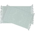 thumbnail image 1 of Juego de 2 alfombras de baño French Connection Nellore, color azul claro, 1 of 7