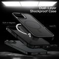 thumbnail image 3 of JETech Case for iPhone 15 6.1-Inch Compatible with MagSafe, Heavy Duty Dual-Layer Rugged Protection, Shockproof Protective Tough Phone Magnetic Cover (Black), 3 of 6