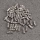 thumbnail image 4 of 50 Uds. De cuentas espaciadoras de tubo de columna de plata tibetana, accesorios para fabricación de joyería DIY, 8x3,3mm, 4 of 5