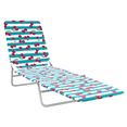 thumbnail image 2 of Mainstays Steel Folding Beach Lounger, Cherry, 2 of 7