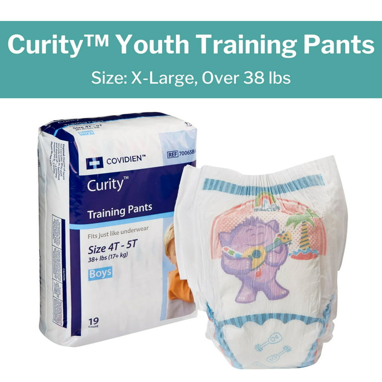 Cuties Training Pants For Boys Size 4T To 5T 38 lbs 19 Pack