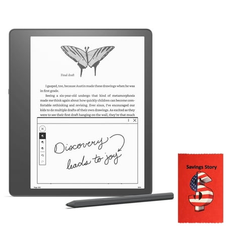 Kindle_Scribe 16GB E-Reader and Digital Notebook, Basic Pen, 10.2” Paperwhite_Display, 2022, Free Cleaning Cloth, FireOS