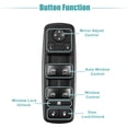 thumbnail image 3 of Interruptor de control de ventanilla eléctrica Unique Bargains para Dodge Durango 2014-2015 y Jeep Grand Cherokee 2014, 3 of 7