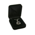 thumbnail image 6 of Women's Trillion Cut Smoky Topaz with Cubic Zirconia Pendant and Necklace Set, 6 of 7