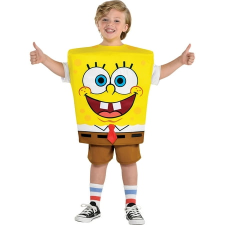 Party City SpongeBob SquarePants Halloween Costume for Children, Includes Tunic, Shorts, and