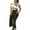 Green, variant on Riforla Women Casual Fashion Print Ruffle Sleeve Vest Shirt Blouse Betton Pant with Belt Set Suits Sets for Women 2 Pieces Yellow M