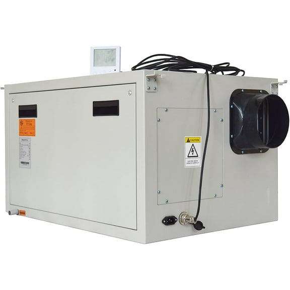EQCOTWEA Ceiling Dehumidifier Garage Commercial Basement Dehumidifier 85L/D-170L/D