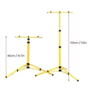 DIYMAG Archery Target Stand, Collapsible Triangle Target Stand, Stainless Steel Archery Target Stand (Yellow)