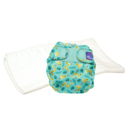 - Bambino Mio, miosoft two-piece diaper (trial pack), jungle snake, size 2 (21lbs+)