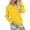 Yellow _BF06, variant on Lumtrix V Neck Sweatshirt Women Pocket No Hood Oversized Pullover Casual Soft Long Sleeve Tops Fall Clothes With Pockets Beige M