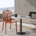thumbnail image 1 of LeisureMod C18OR Chaise de Salle à Manger Moderne Cornelia, Orange Uni (Ensemble de 1), 1 of 6