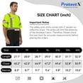 thumbnail image 6 of High Visibility Shirts for Men Women, Quick Dry Safety Short Sleeves T Shirts with Reflective Strips, Hi Vis Construction Work Shirt, Class 2 ,Green ,Small, 6 of 6