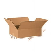 (3 Pack) 20x16x6 Shipping and Packing Box - Cardboard Quantity per Order: (3 Boxes per Order of 1)