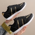 thumbnail image 5 of NOKIO Women's Retro Fashion Sneakers 𝖫a𝖼e Up Walking Footwear Casual Walking Shoes Non S𝗅ip Comfort Skate Shoes Lightweight Sport Shoes for Summer and Autumn, 5 of 9
