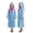 Blue, variant on Women Cosplay Costume Fairy Grandmother Cloak Dress for Halloween Carnival Party Dress Up Show Stage Performance Role Play Outfit with Magic Wand Pattern