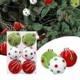 thumbnail image 1 of 6 adornos navideños para de , bolas navideñas irrompibles, decoración navideña para patio, , pared, fiesta de cumpleaños. Rojo Verde, 1 of 8