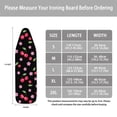 thumbnail image 5 of FKELYI Polyester Ironing Board Cover with Elastic Edge Heat Resistant Iron Padding Cover Cherry Floral Print Home Accessories Iron Product for Home Clothing Shop, XL, 5 of 5