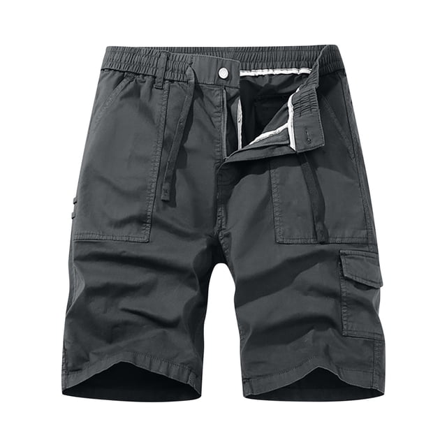 Soki Mens Shorts Cargo Clearance Big and Tall Utility Pull-on Casual Work Wear