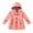 Pink, variant on GEZHEN Toddler Kids Girls Boys Casual Button Soild Jacket Coat Hooded Thicken Outerwear Windbreaker Long Sleeve Lightweight Jacket （Pink,5-6 Years)