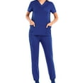 thumbnail image 3 of Conjunto exfoliante Yuyangstore Uniforme de enfermera Azul XXL, 3 of 8