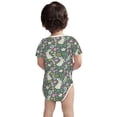 thumbnail image 6 of Rocae Retro Bunny Floral for Baby Climbing Clothes Soft Baby Romper for Active Infants Comfortable and Breathable Crawling Jumpsuit Unisex Baby Outfit, 6 of 8