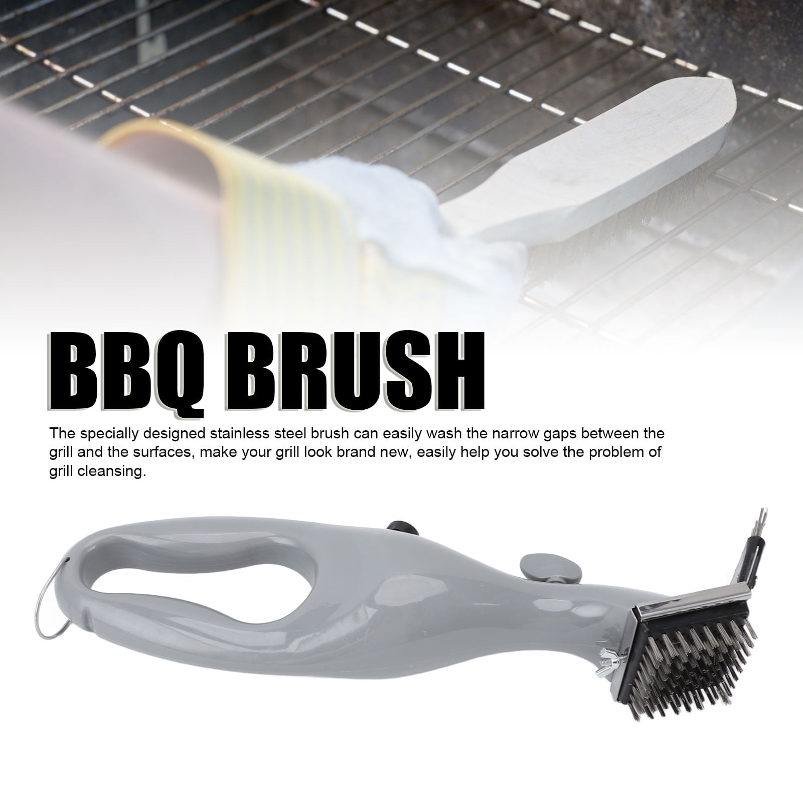 Steam Grill Brush, Powerful Steam Cleaning For Stubborn Grease  Food <span Style="background:red"></span>, Dishwasher <span Style="background:red"></span>