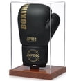 thumbnail image 1 of Estuche expositor para guantes de boxeo JupDec con base de madera acrílica, 1 of 6