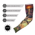 thumbnail image 5 of ALAZA Mushroom on Magic Tree UV Sun Protection Arm Sleeves UPF 50+ Compression Cooling Sleeve 1 Pair, 5 of 7