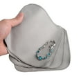 thumbnail image 2 of Gentle Cloth for Jewelry Maintenance Luxurious Cloth Soft Clean Polish Cloth Reusable Wipe Cloth Silver Gold Jewelry, 2 of 9