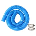 thumbnail image 1 of Manguera para piscina de 1,5 m de longitud, 2 abrazaderas resistentes, alto rendimiento, versátil, fácil instalación, repuesto, accesorios, portátil. Azul, 1 of 8