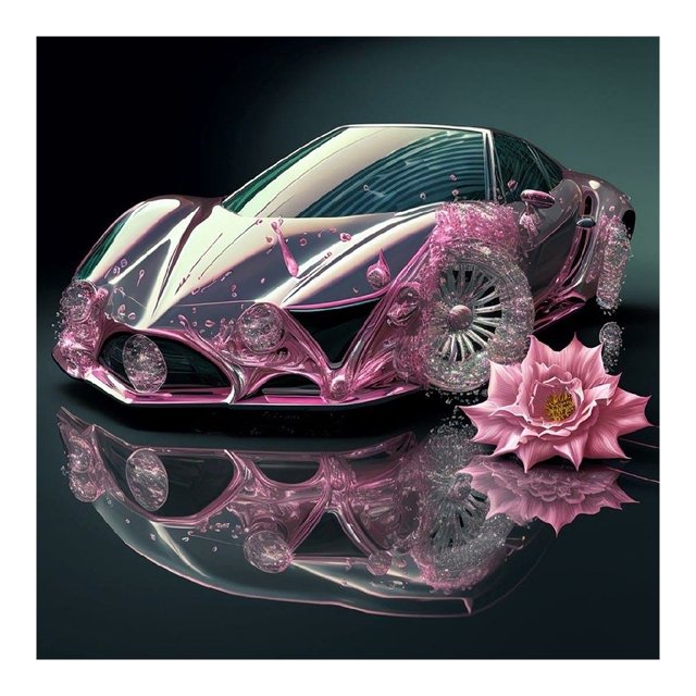 Cuadros Decorativos 5D bricolaje taladro redondo completo diamante pintura deportes coche Kit decoración del hogar (NH3155) Wdftyju de costura negro 4 estilos