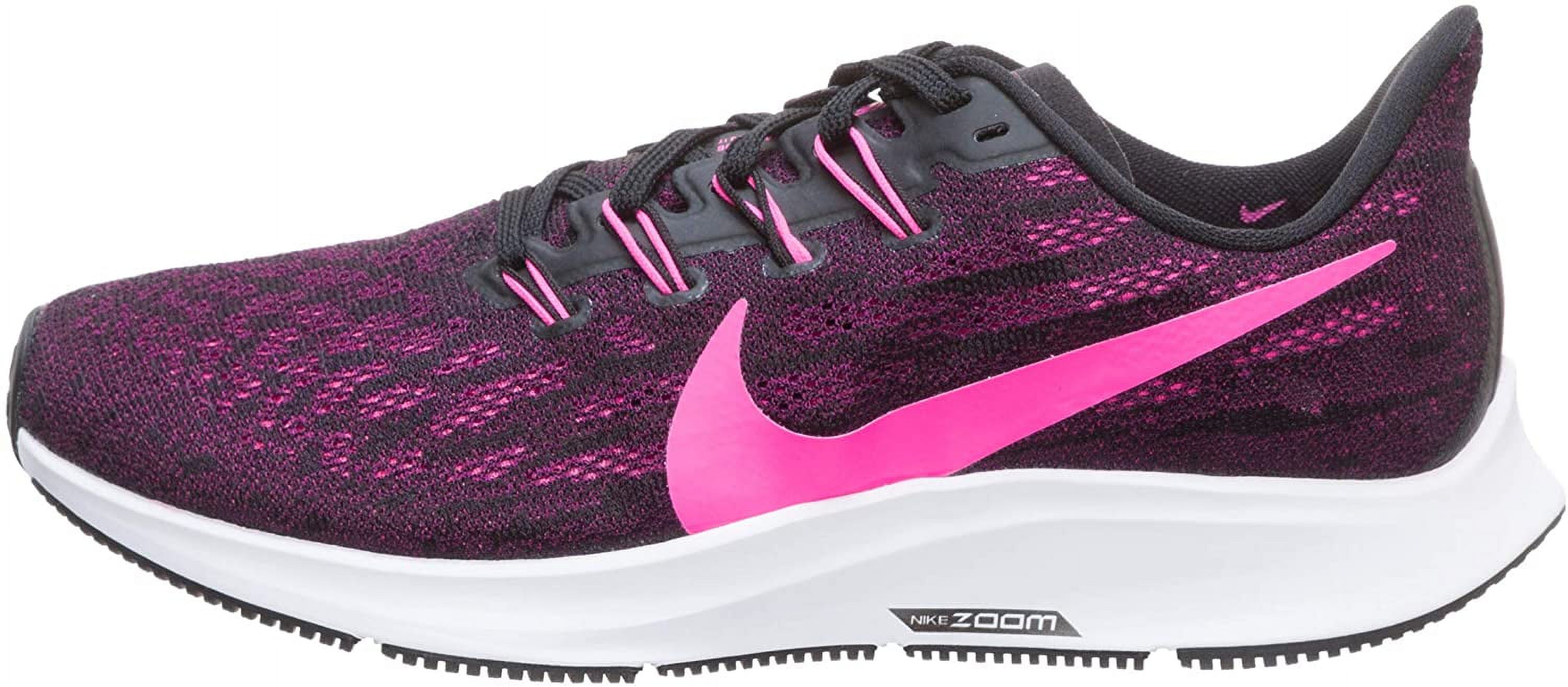 Nike Women's Air Zoom Pegasus 36 Running Shoe, Black/Pink/Berry, 8.5 B(M) US - image 5 of 7