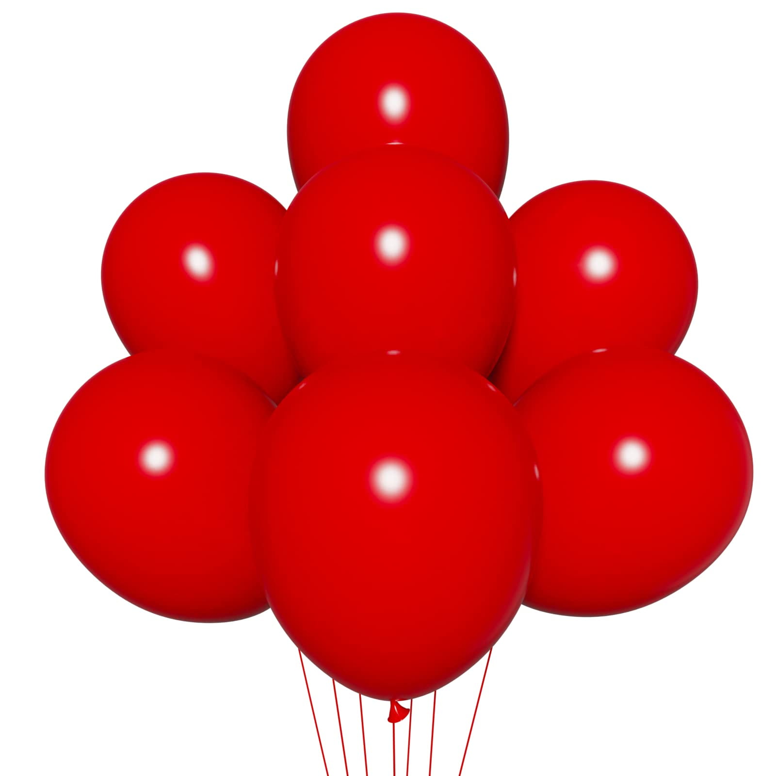 Red Balloons 12inch 100 Pack Red Latex Balloons for Balloon Arch