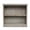 Bright White, variant on 36 in. Rustic Bookcase with 1 Adjustable Wood Shelf, Havana Gold